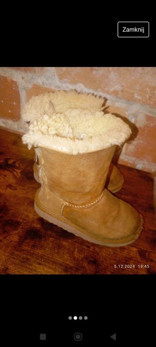 Buty zimowe Ugg dziecięce