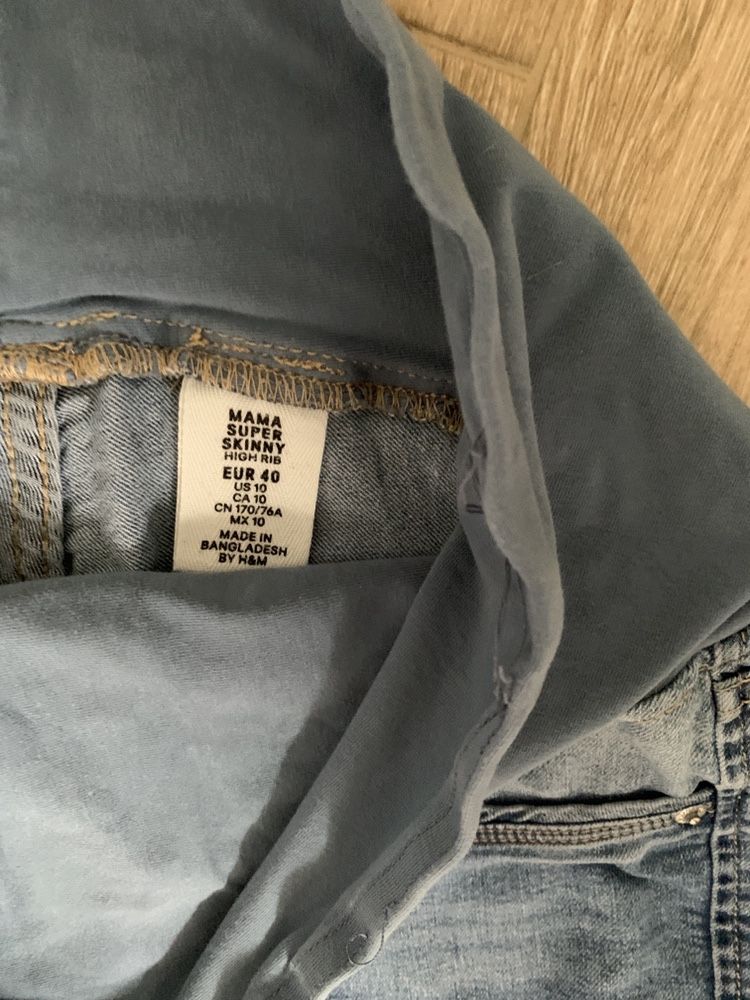 Spodnie ciążowe H&M Mama Super Skinny