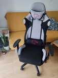 Fotel gamingowy materiałowy Furniture 4 Gamers