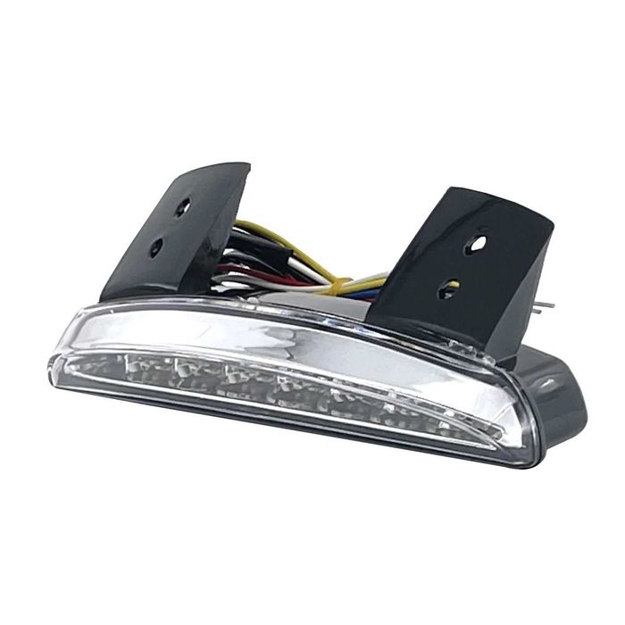 Farol Traseiro LED Guarda-Lama Harley Chopper - Luz Presença e Stop