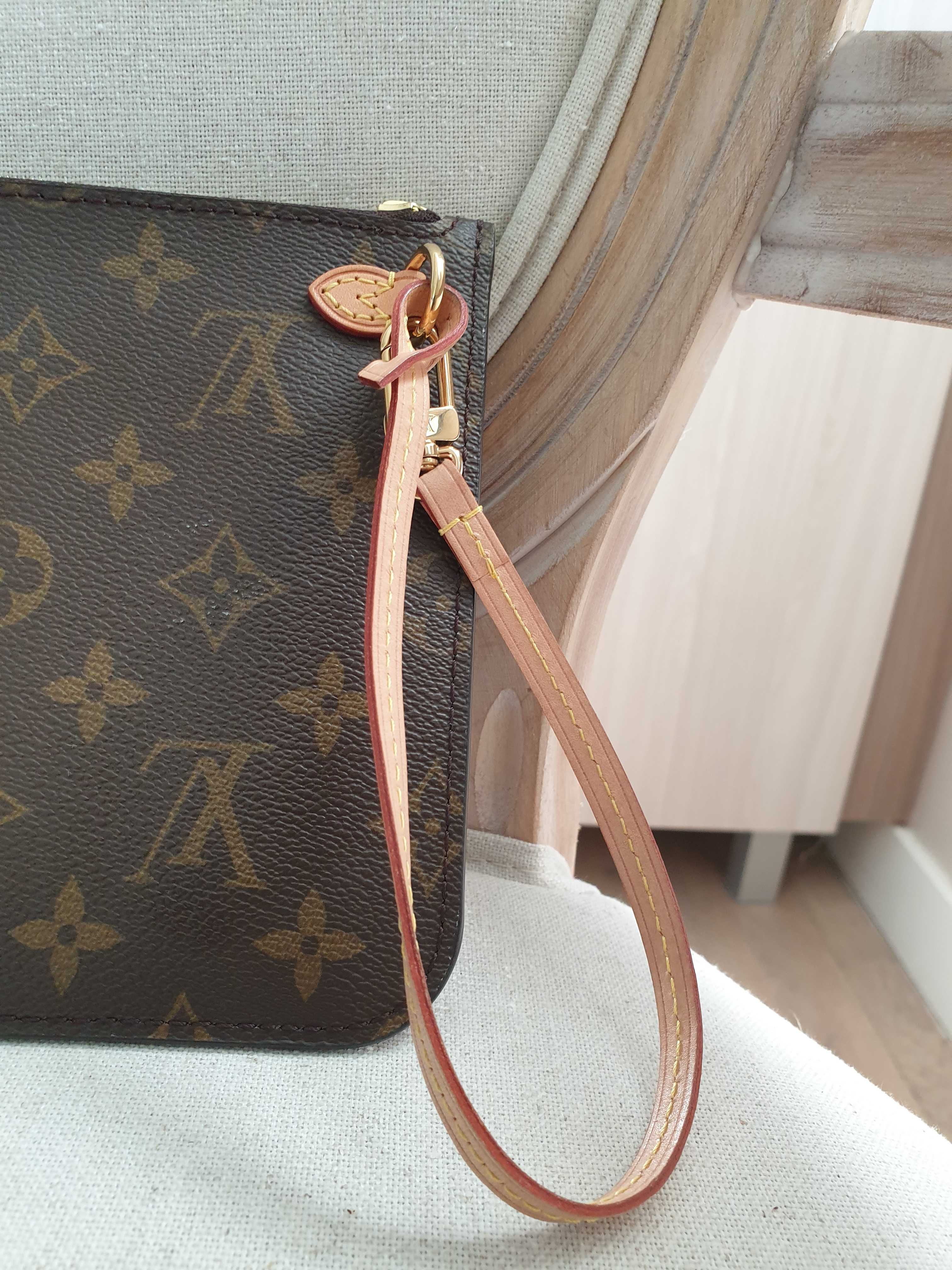 Oryginalna kopertówka marki Louis Vuitton Neverfull , nie noszona