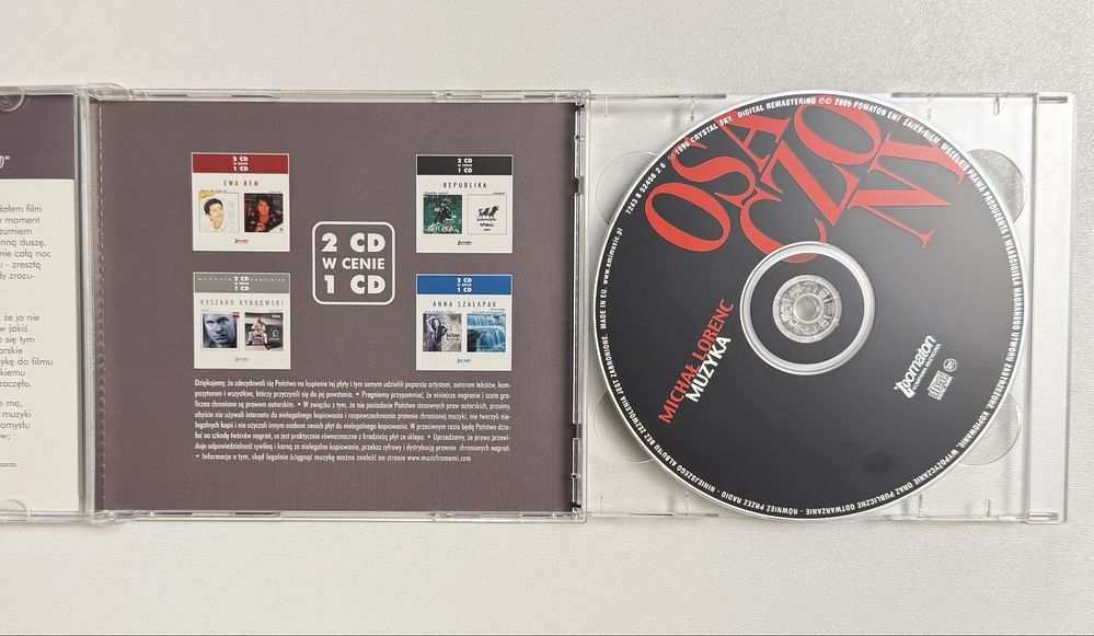 Michał Lorenc Psy Osaczony muzyka filmowa 2 cd
