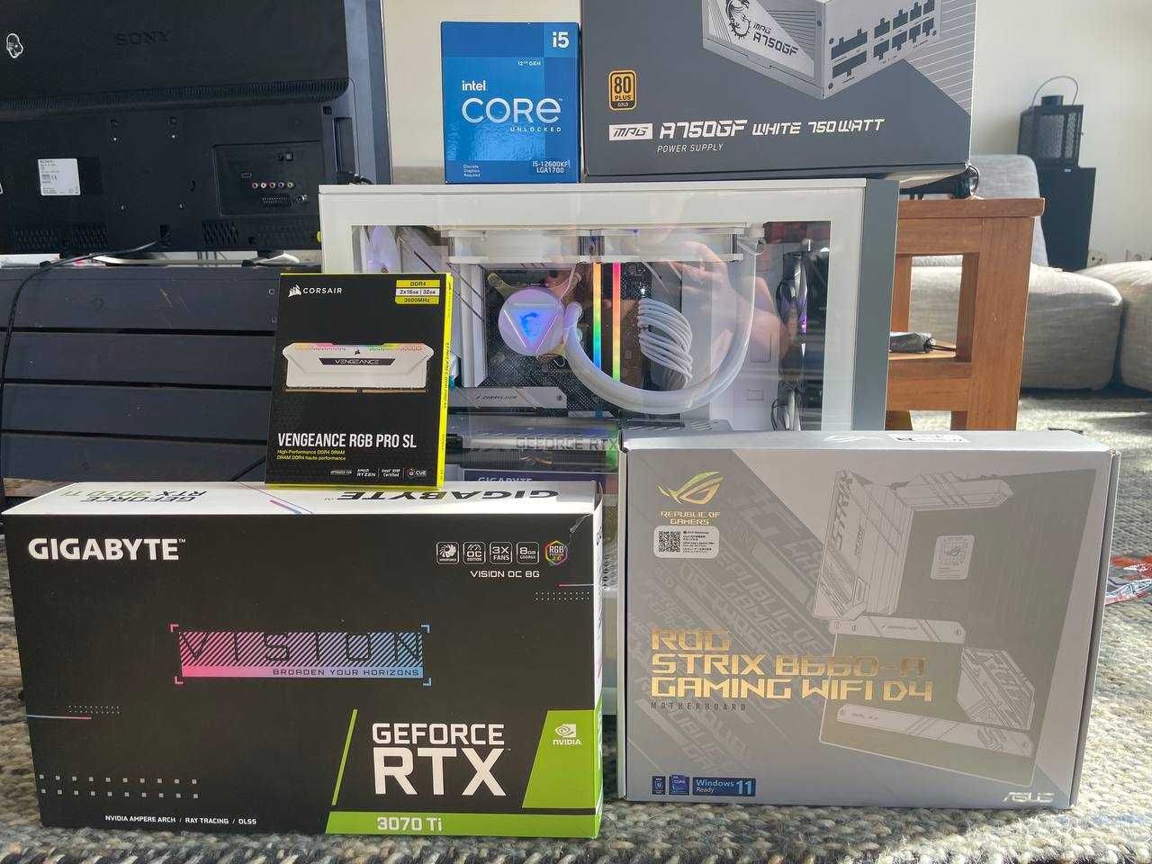 ПК 3070 ti white bild