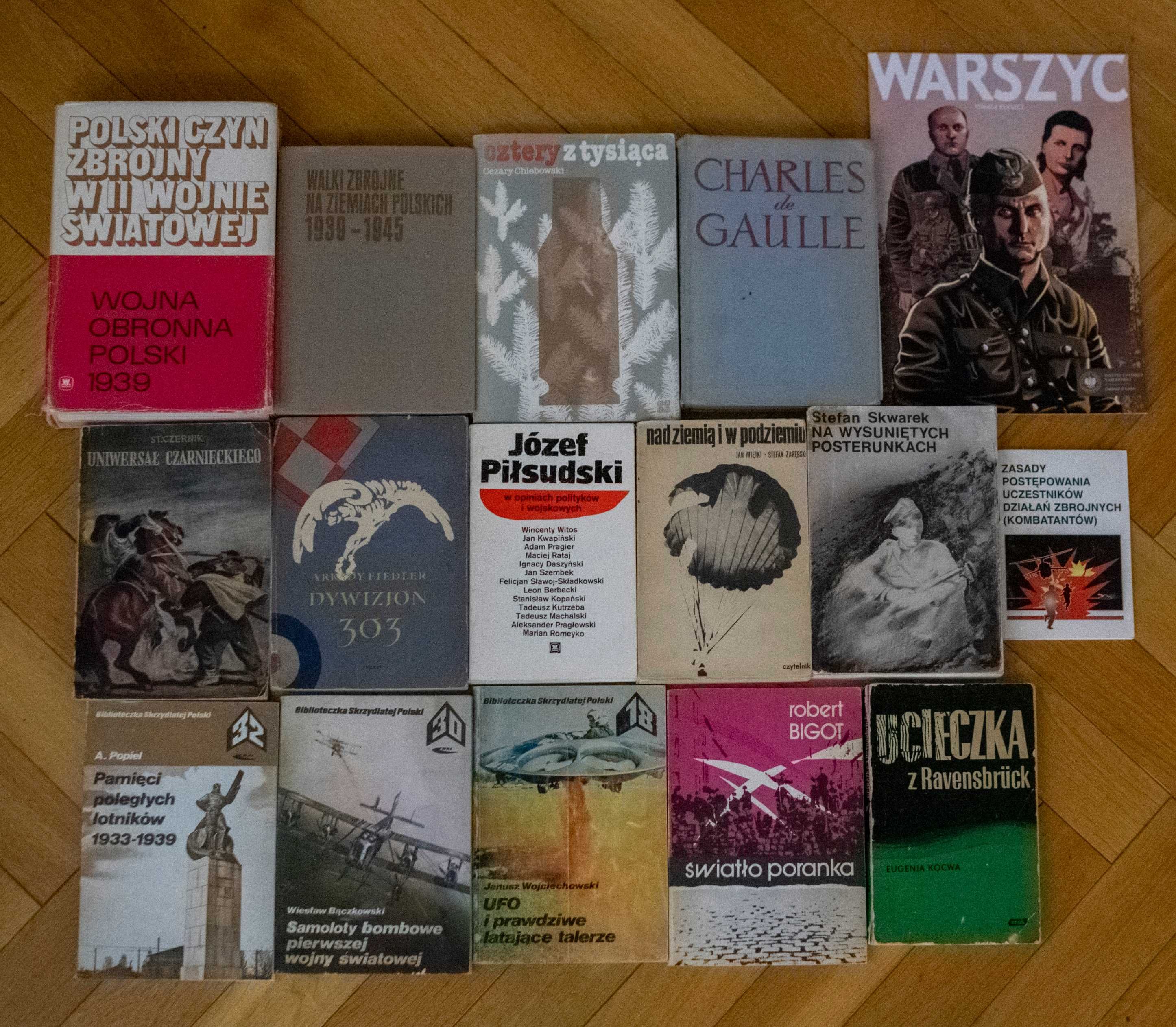 Kolekcja książek Militaria Wojna Światowa Wojsko Polskie Historia Stra