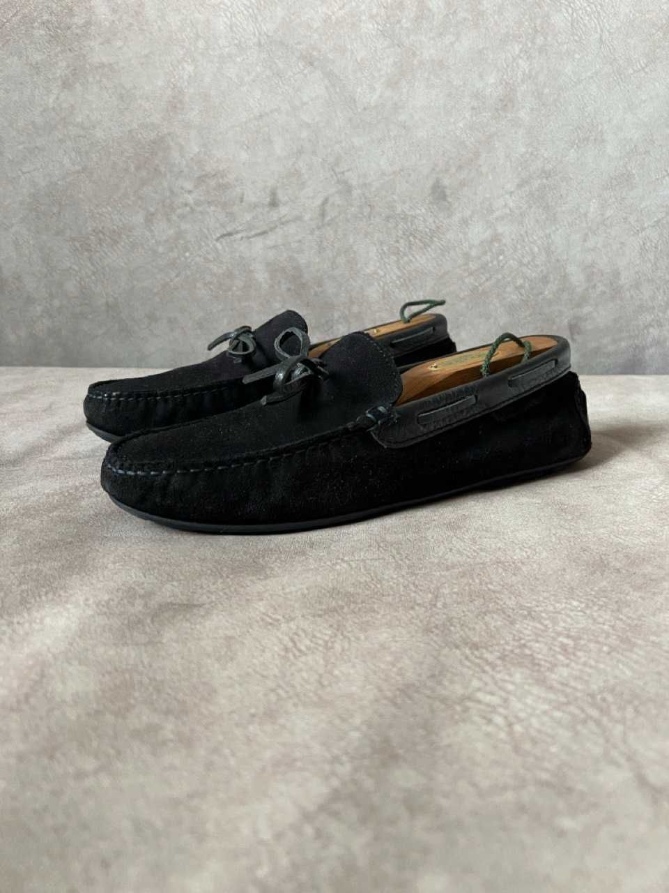Оригінальні Замшеві Мокасини Massimo Dutti 26см