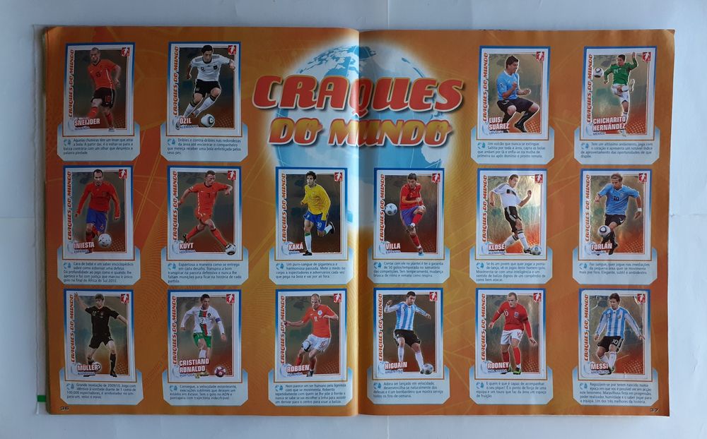 Caderneta Completa Panini Superliga Futebol 10-11 Com Capa Protetora