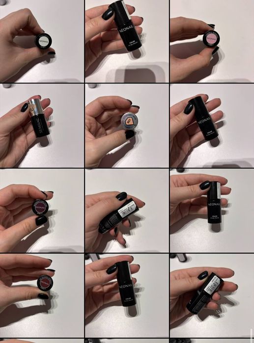 zestaw do robienia paznokci(manicure hybrydowy) semilac +półka w zesta