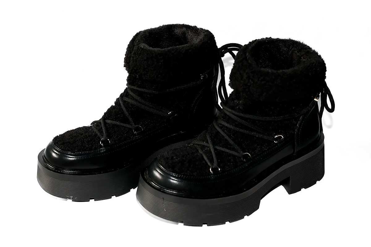 Buty kozaki zimowe botki ocieplane Stephan 38
