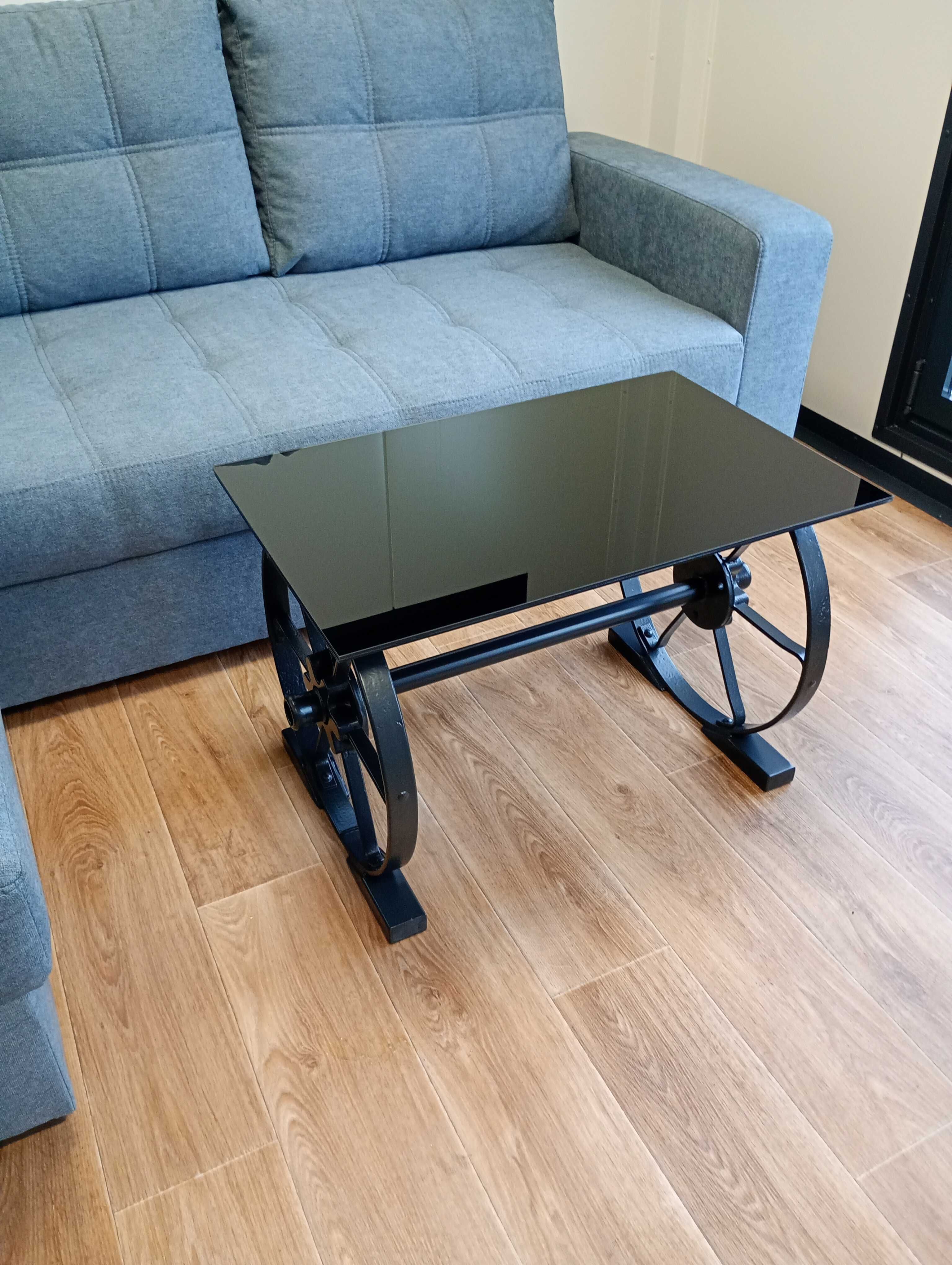 Stolik kawowy loft rękodzieło