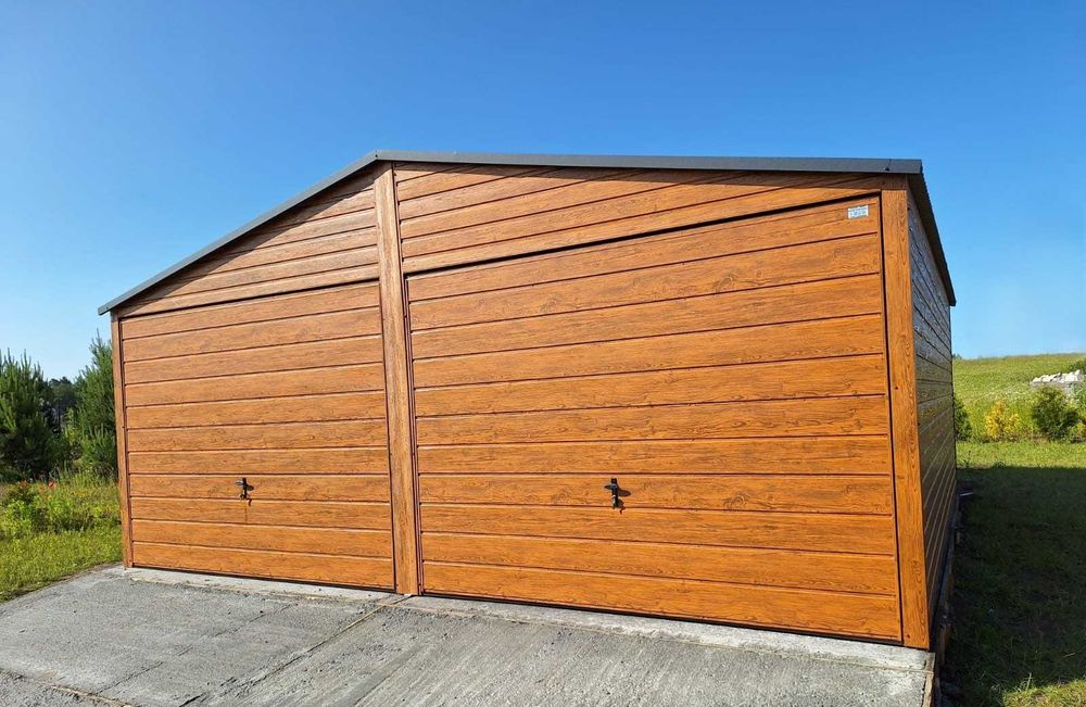 Garaż Blaszany 6x6 Premium, konstrukcja profil, PROMOCJA!