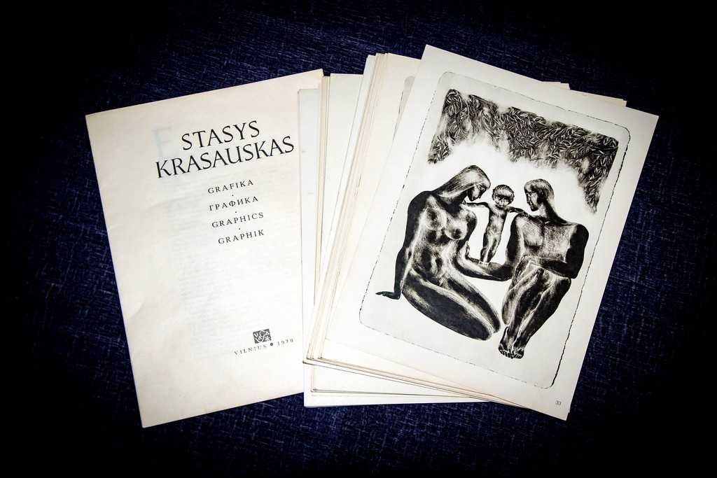 Стасис Красаускас. Графика. Вильнюс, 1970.