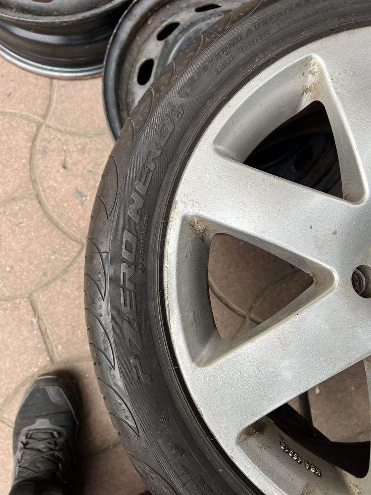 Резина пара літо 225/45 R 17 Pirelli !!!6,5-7 mm!!!