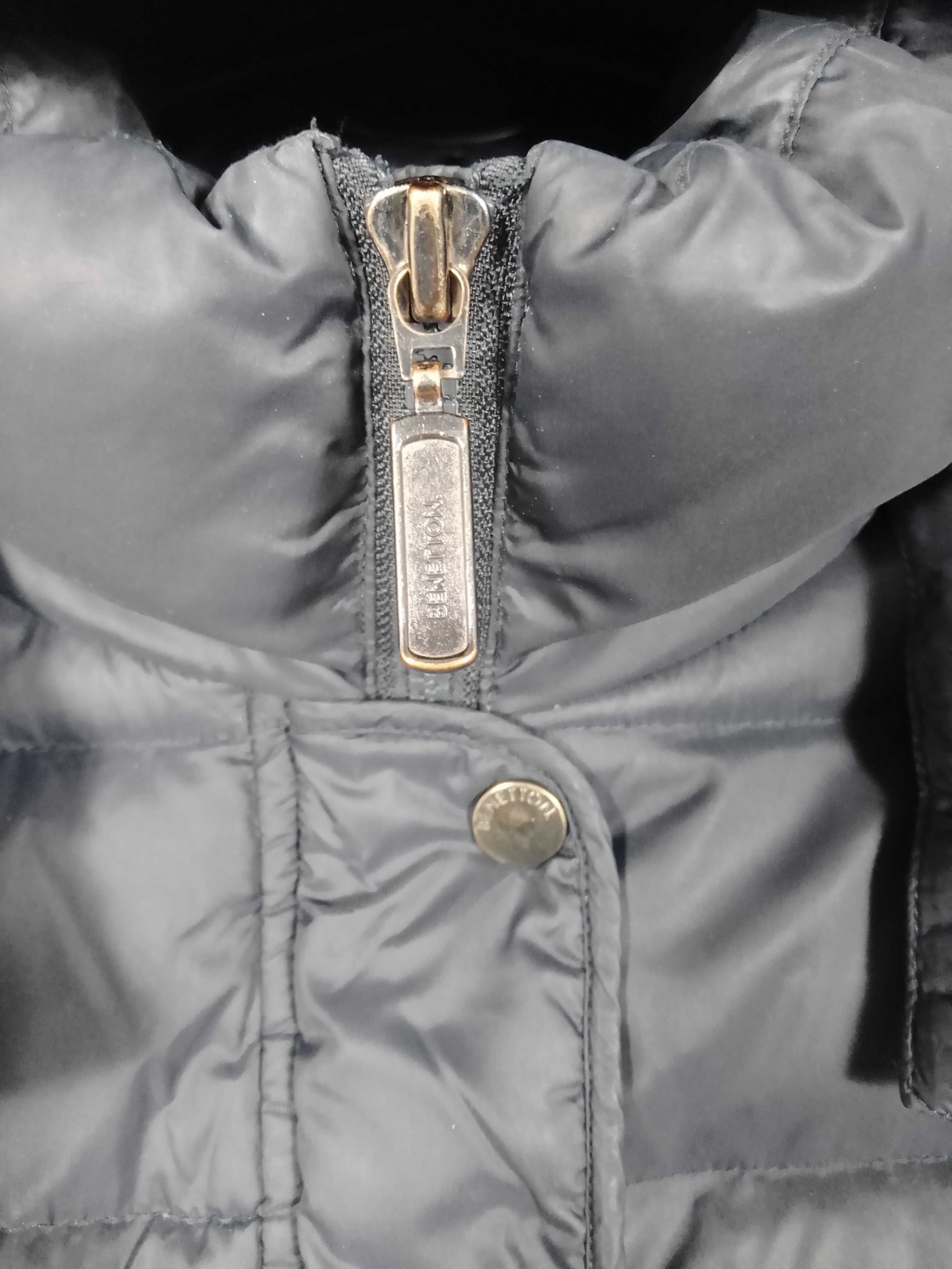 Benetton puchowa kurtka parka down jacket M