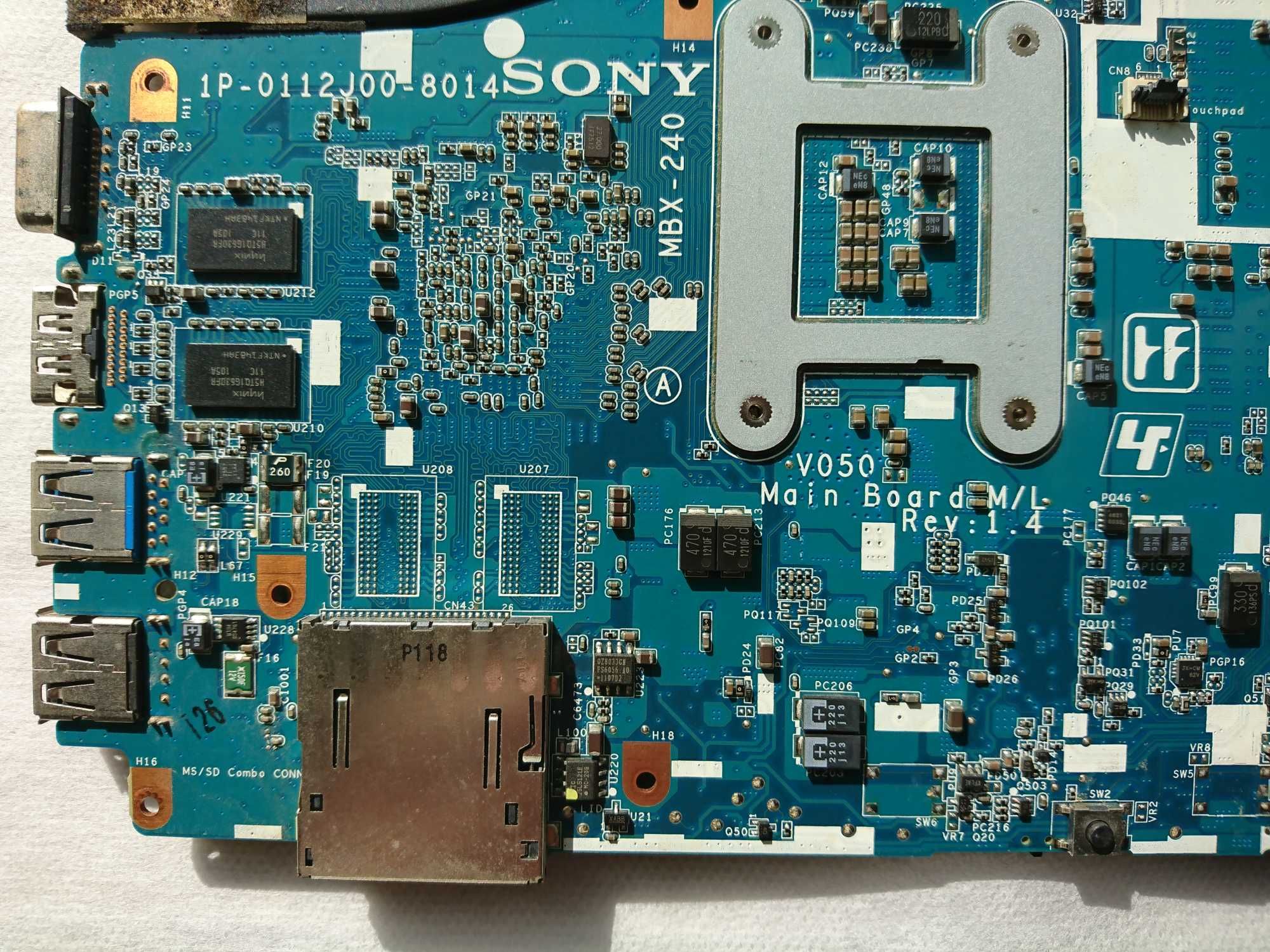 MBX-240 Motherboard Sony® VAIO® VPC-CA1S1R PCG-61711V і сумісні моделі