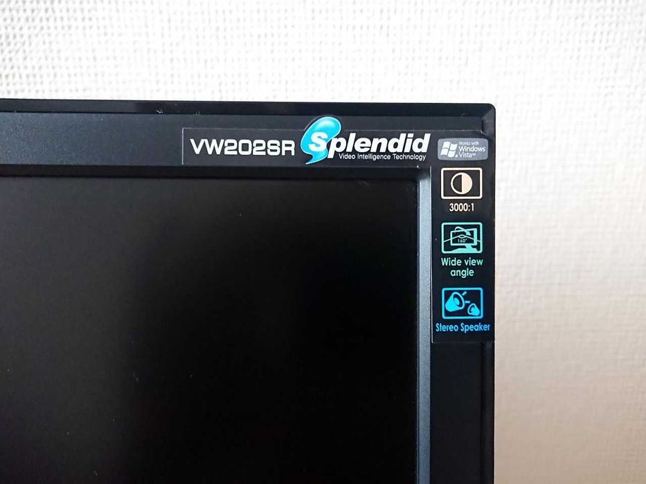 ЖК-Монитор TFT Asus VW202SR диагональ 20 1680x1050 Black черный