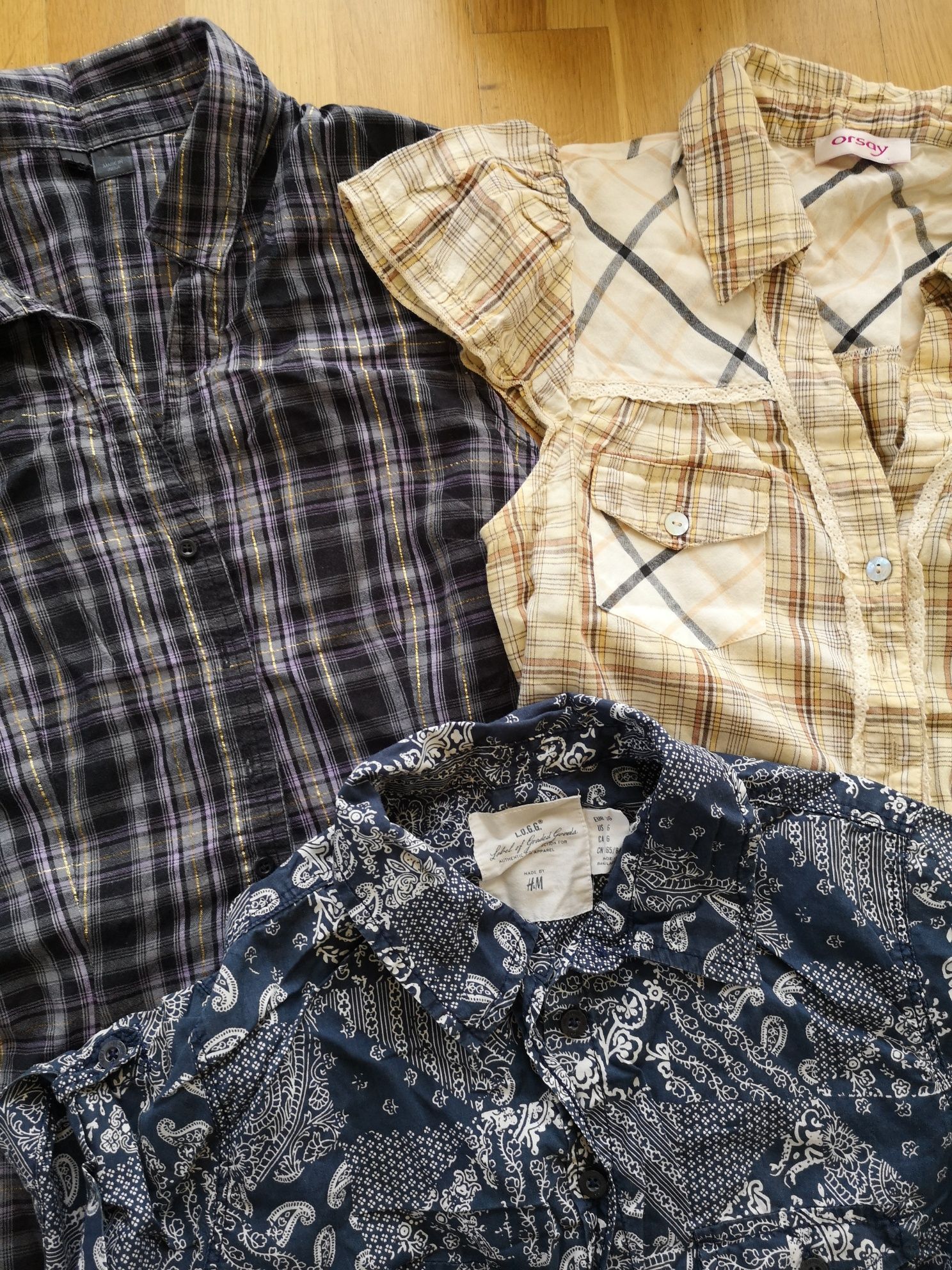 Koszulki /koszule bluzka damska krótki rękaw /H&M, Orsay /S