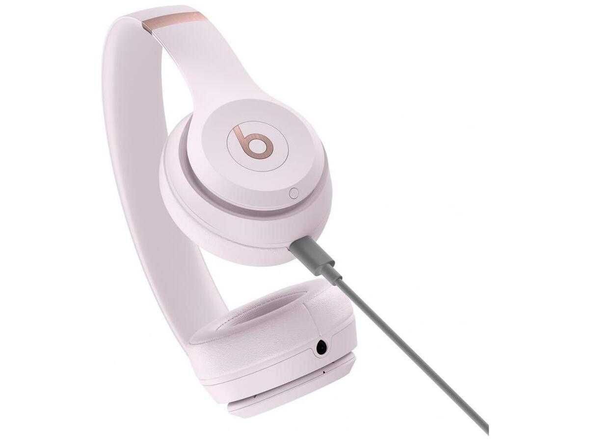 Навушники з мікрофоном Beats by Dr. Dre Solo 4 Cloud Pink (MUW33)