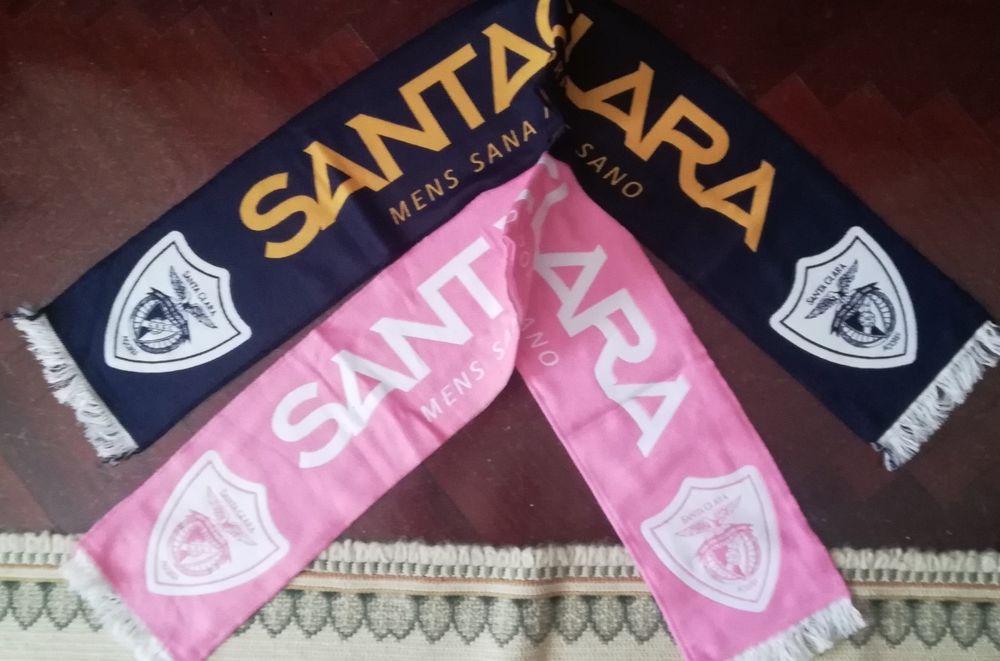 2 Cachecóis do Santa Clara do acores