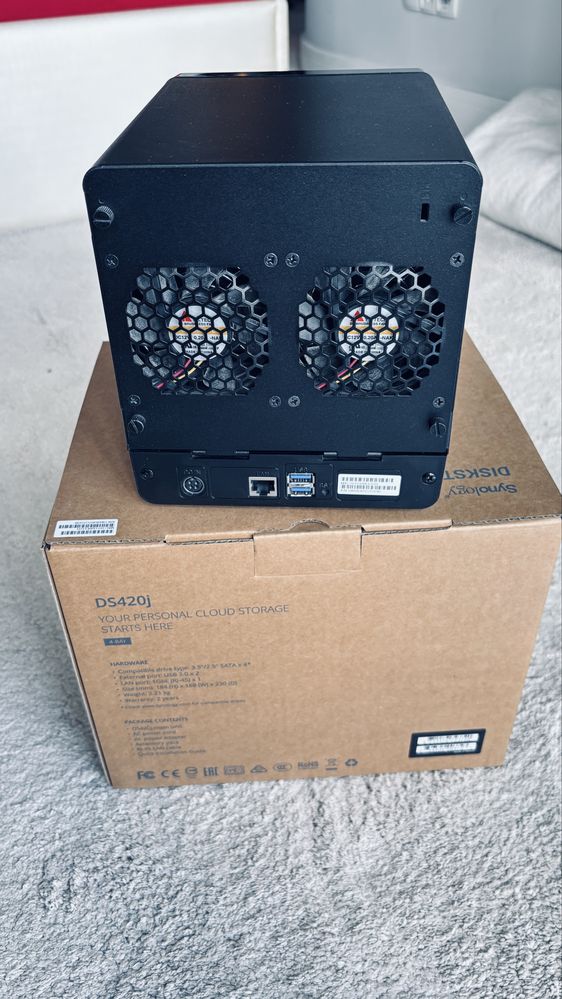 Synology DS421j używany - w pełni sprawny