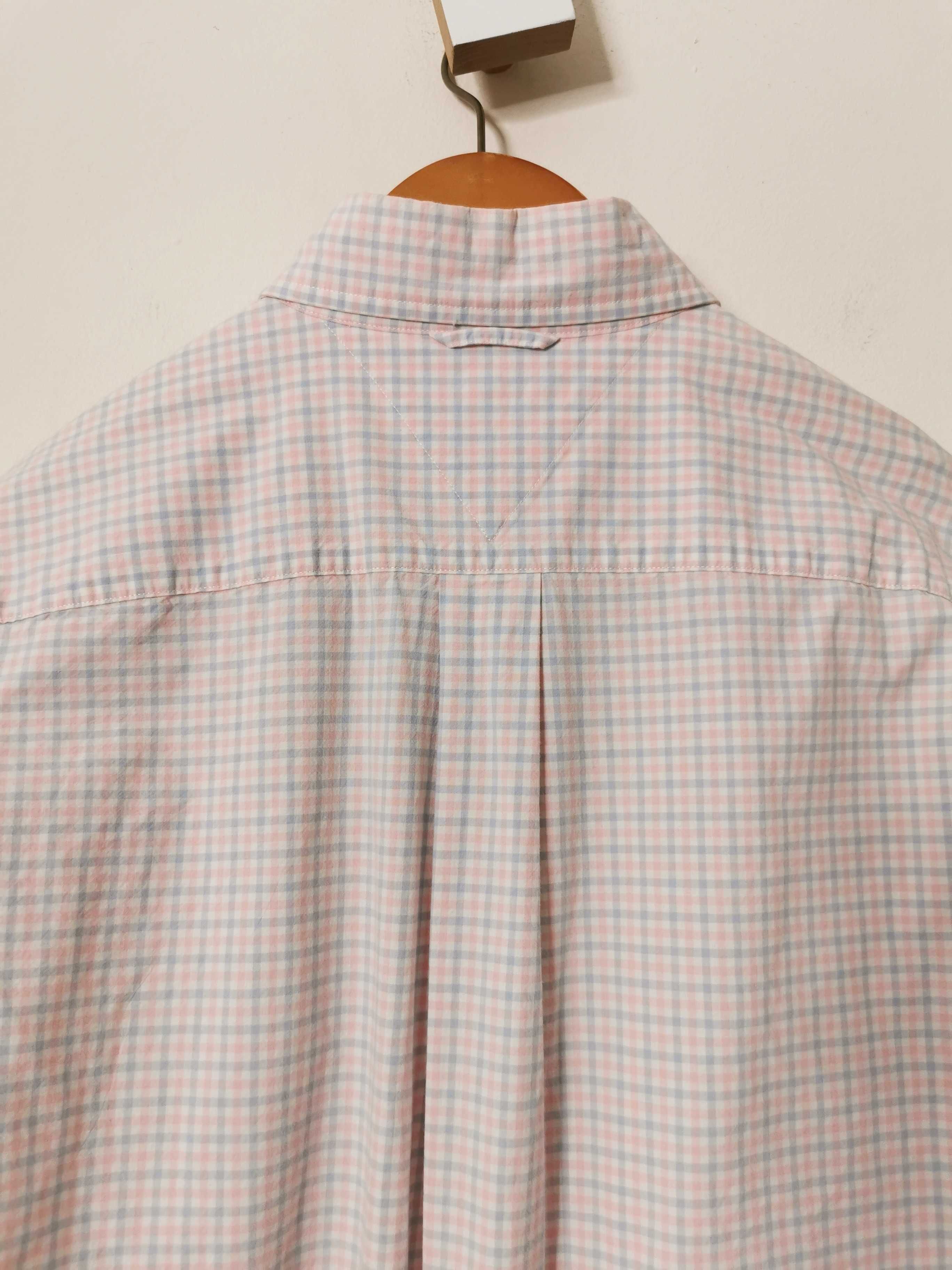 Tommy Hilfiger M/L elegancka koszula męska w paski ORYGINALNA IDEAŁ