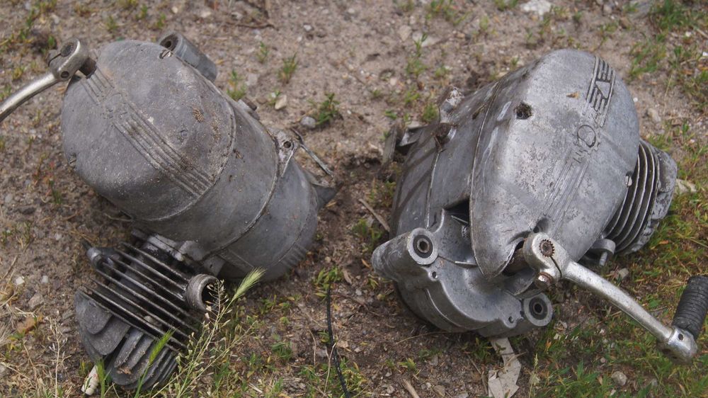 Komar Motorynka Romet silnik S38 Jajko kompletny kręci się oryginał