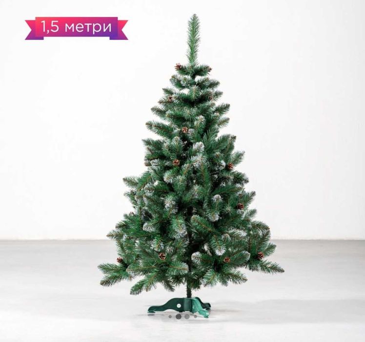 Заснеженная Пышная Ёлка искусственная Снежная Королева 1м-3м Ялинка