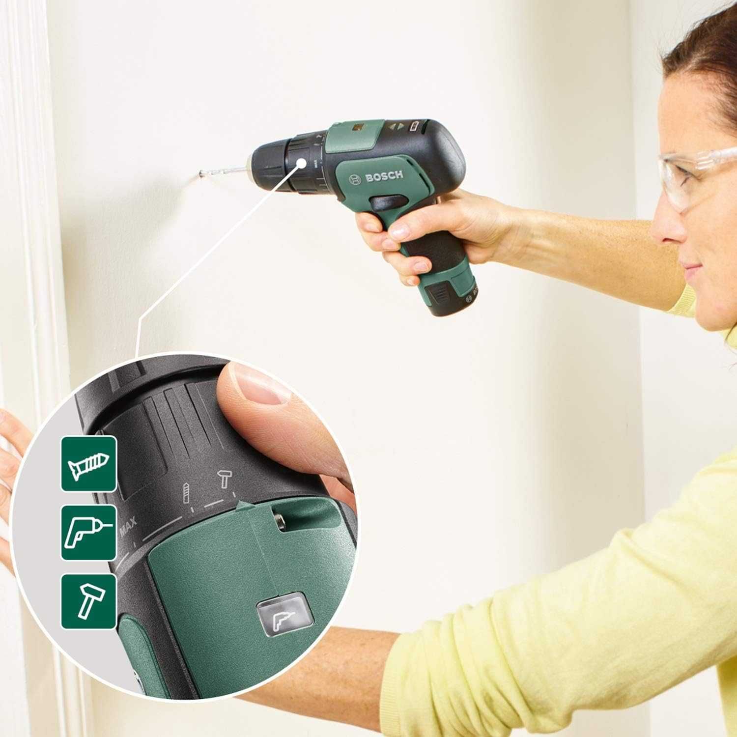 Wiertarko-wkrętarka udar. BOSCH EasyImpact12  2,0Ah