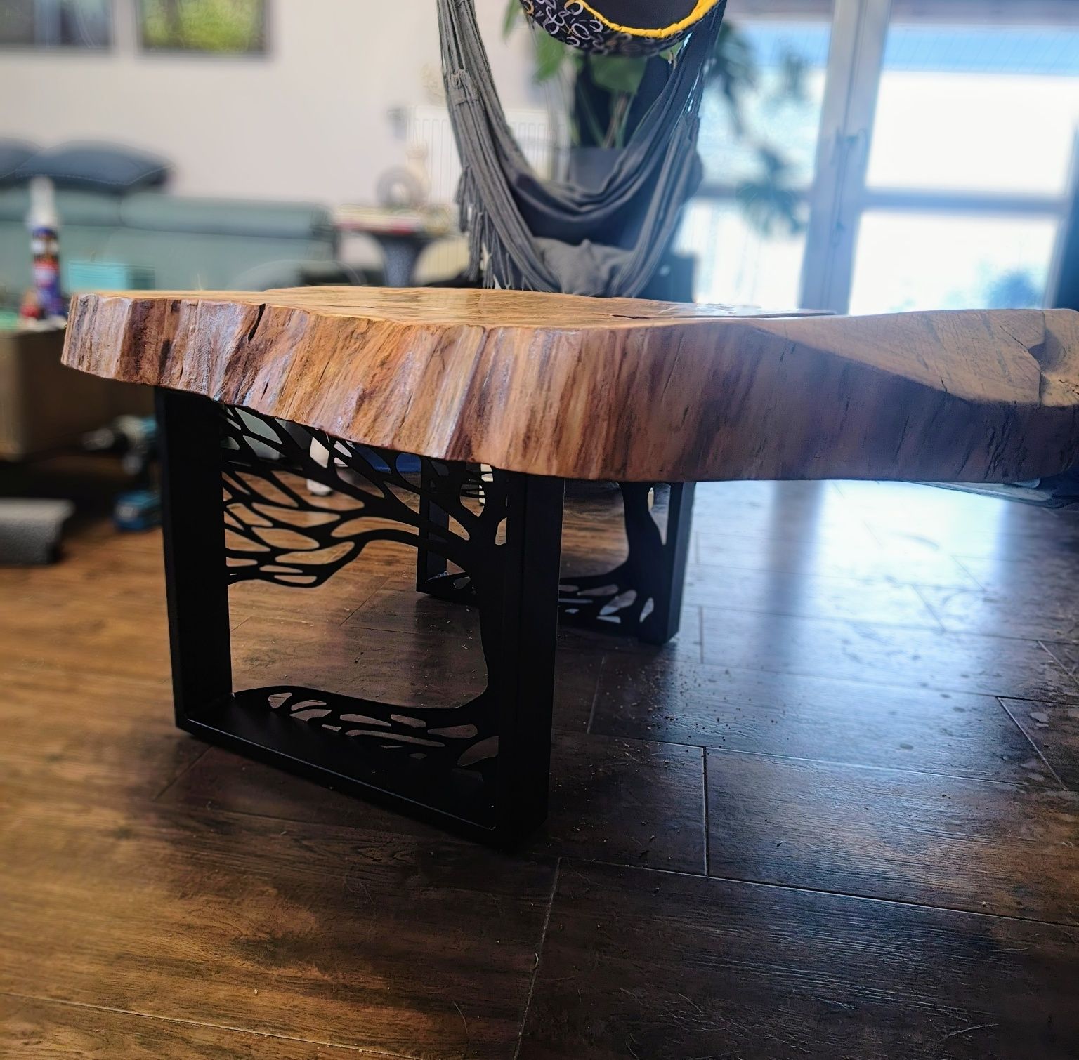Stół z plastra drewna. 150x100cm. Wiąz