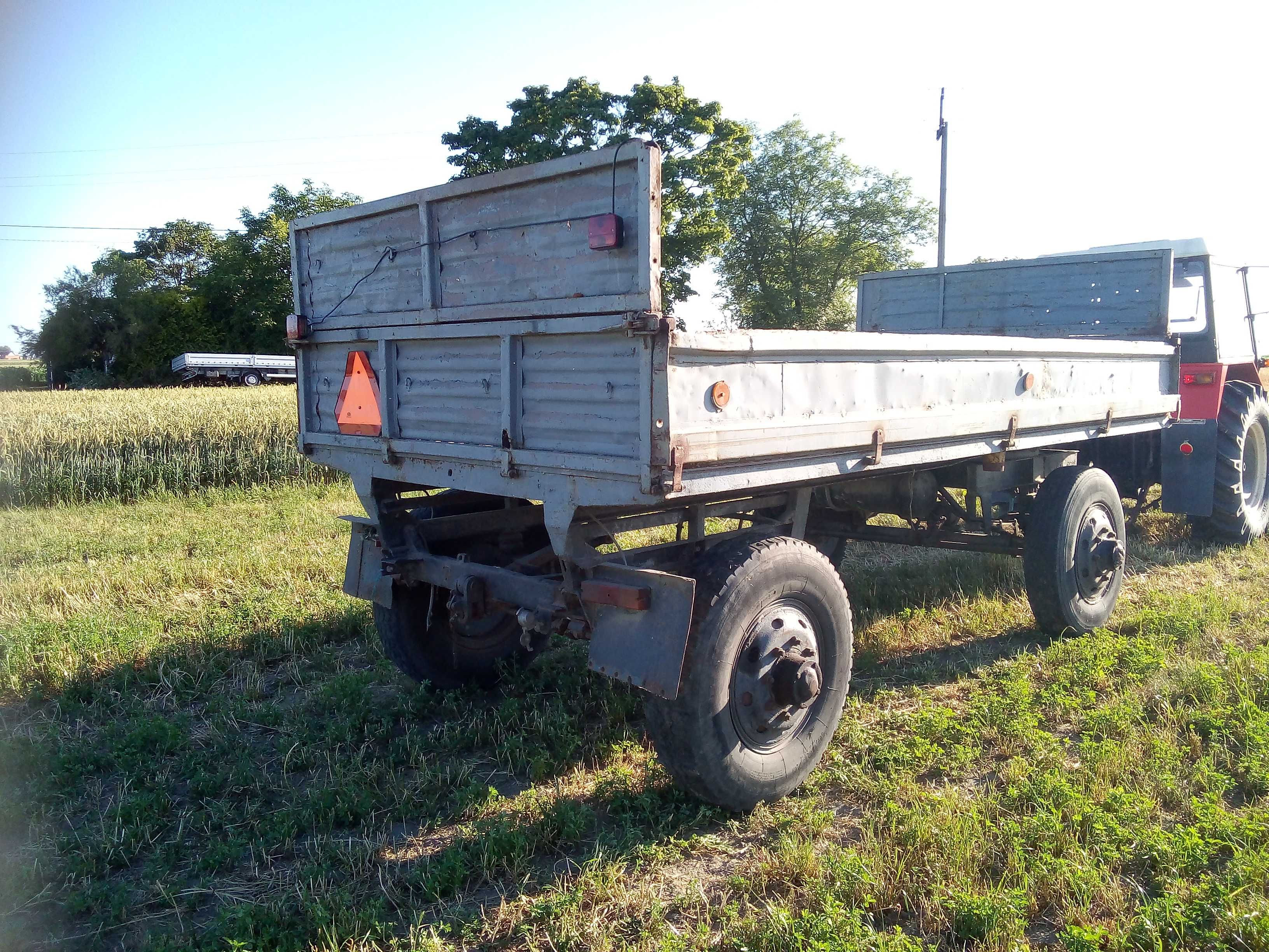 Przyczepa 6 t. Autosan D 50 sztywna rolnicza