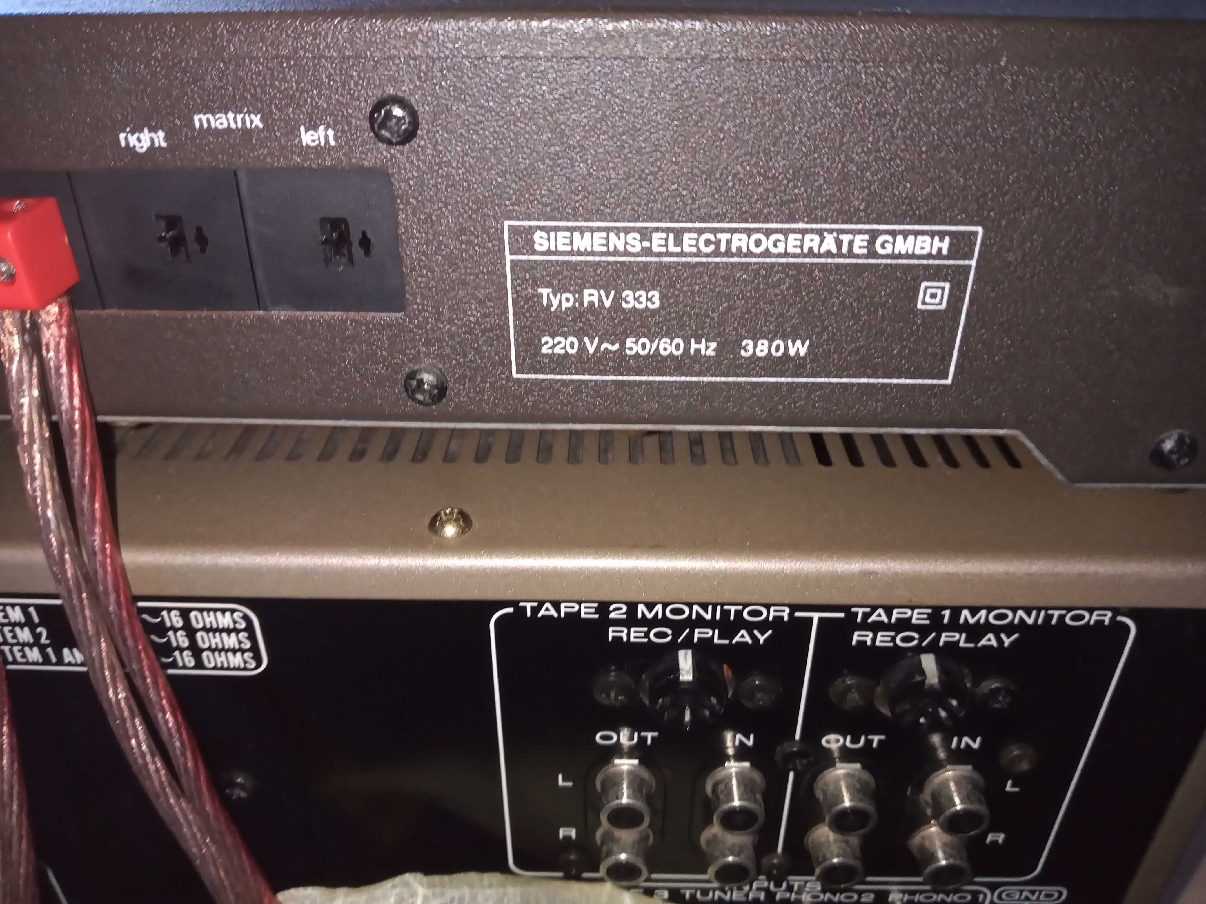 Wzmacniacz Siemens RV333 Hi End