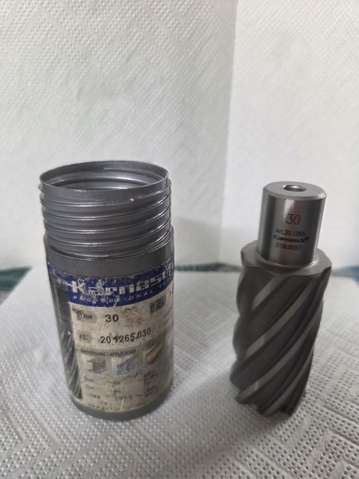 Karnasch wiertło koronkowe ,otwornica,  frez treperencyjny 30mm