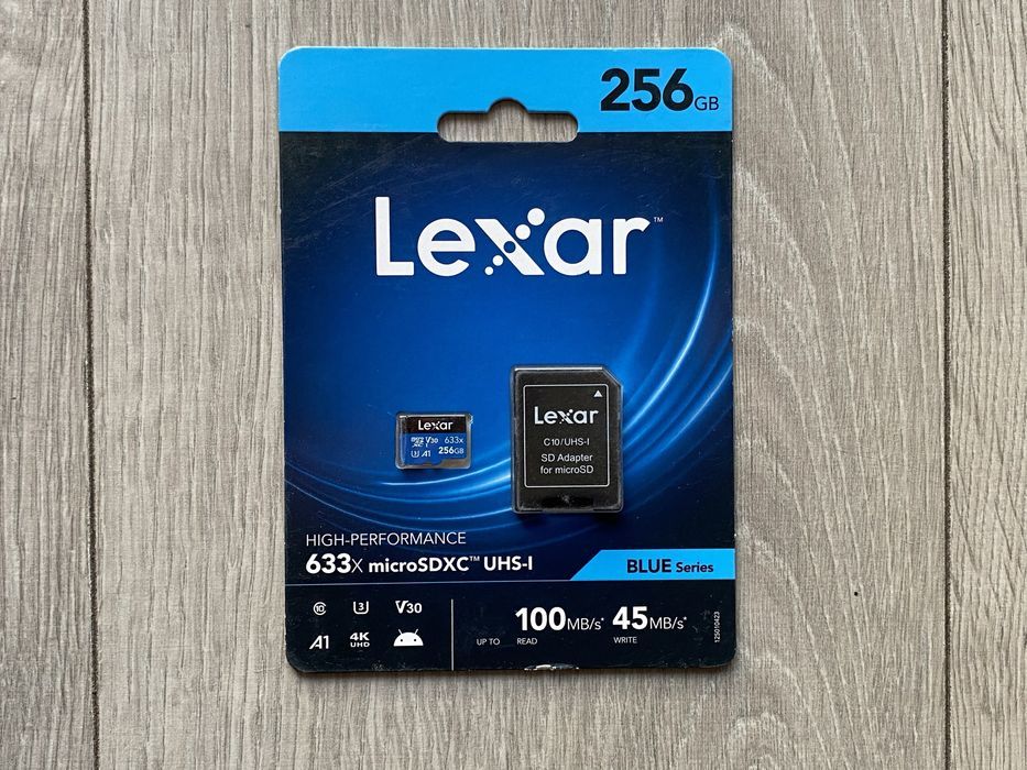 Nowa Karta Pamięci Lexar MicroSDXC 256gb Okazja