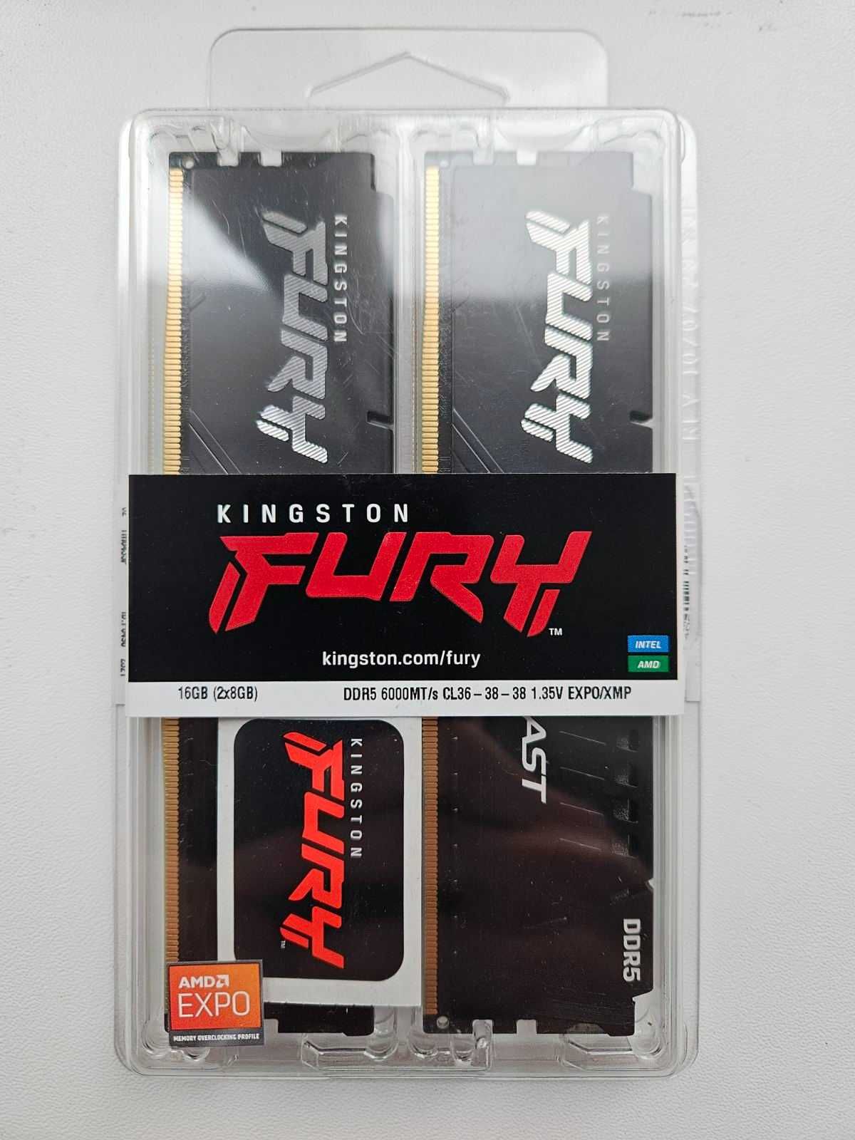 Оперативна пам'ять Kingston Fury DDR5-6000 2x8 GB