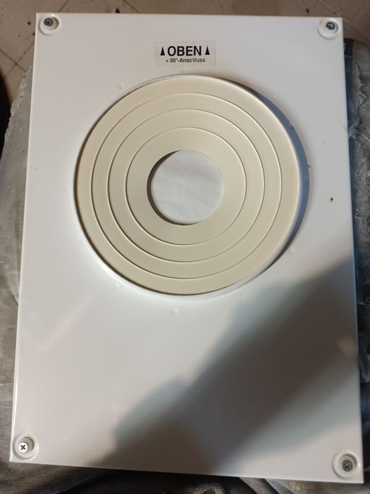 Plewa 250x350 płyta czołowa z uszczelką  plewa-las/agl-anschlussblende