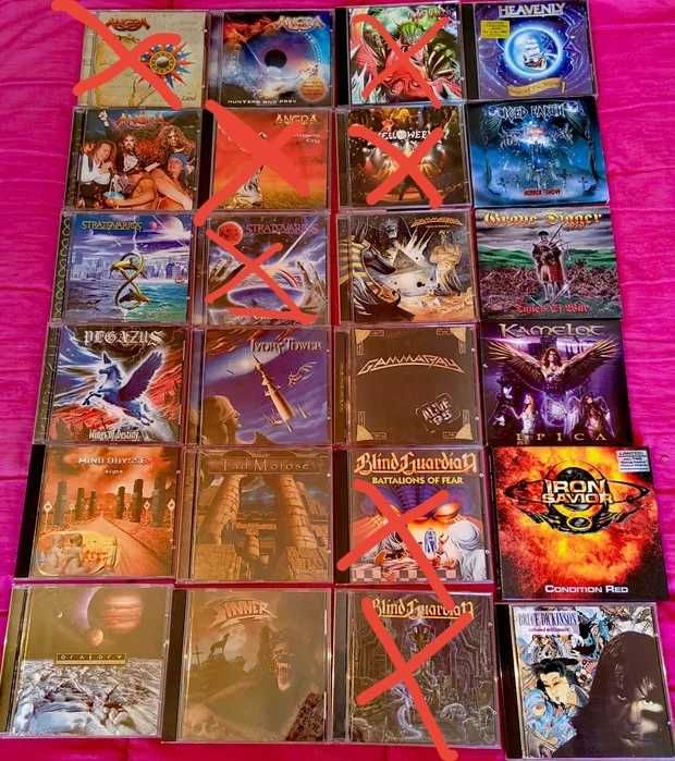 Power metal, heavy metal, Hard rock, speed metal, trash, CDS