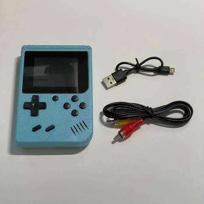 Konsola Do Gier Retro 500 Gier 8Bit Mario Niebieska NOWA