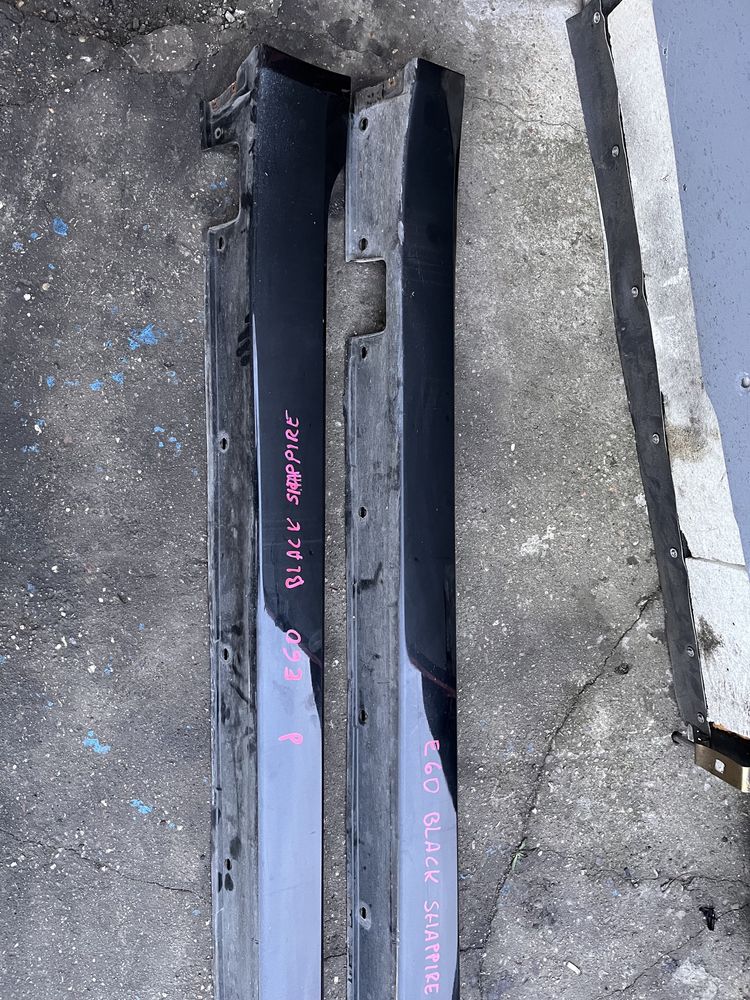 Bmw e60 e61 listwa progowa prawa lewa black shappire