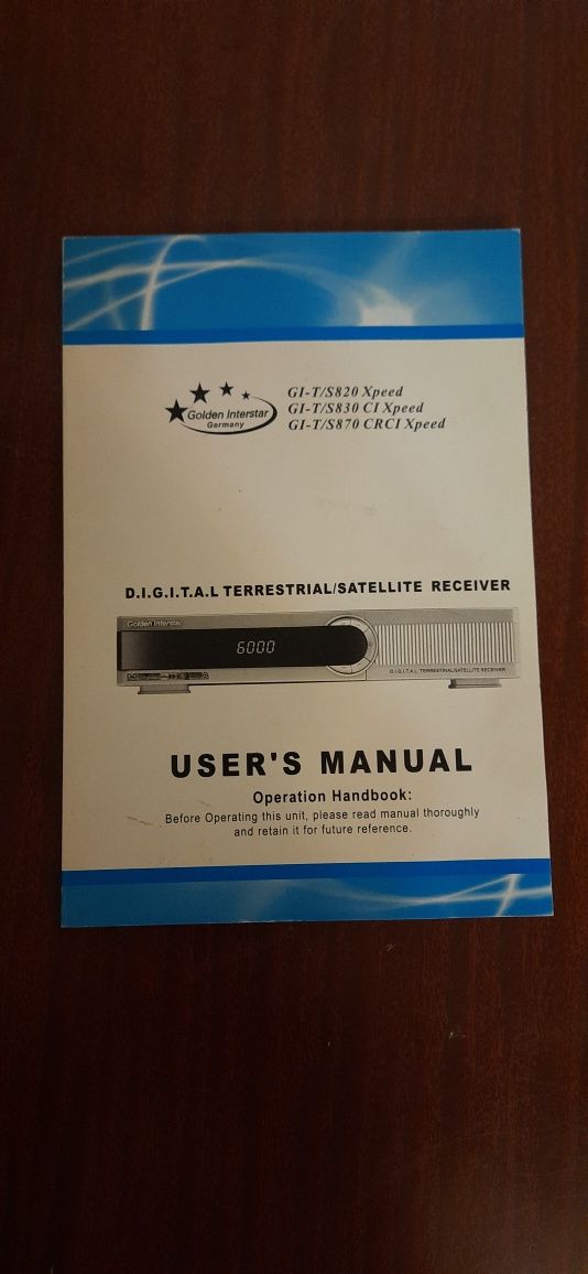 Супутниковий тюнер Golden Interstar GI-T/S870 CRCI Xpeed