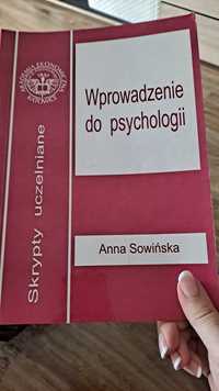 Wprowadzenie do psychologii Sowińska
