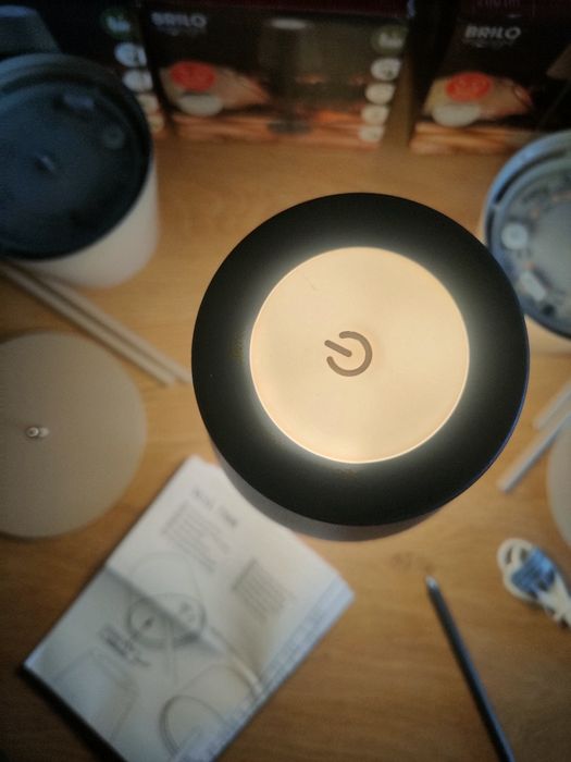 3* Bezprzewodowa lampa stołowa LED  BRILONER stylowa