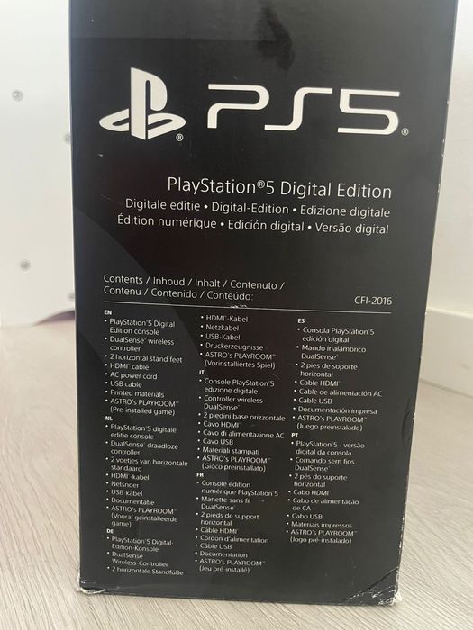PS5 nova (fechada), 1TB versão digital