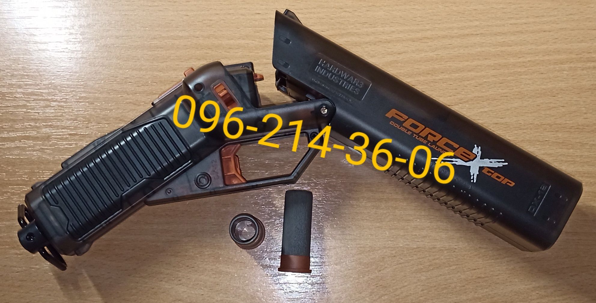 Детский двуствольный пистолет Обрез DX-12 с вылетающими гильзами