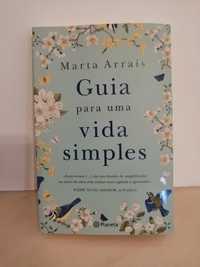 Livro "Guia para uma vida simples" de Marta Arrais