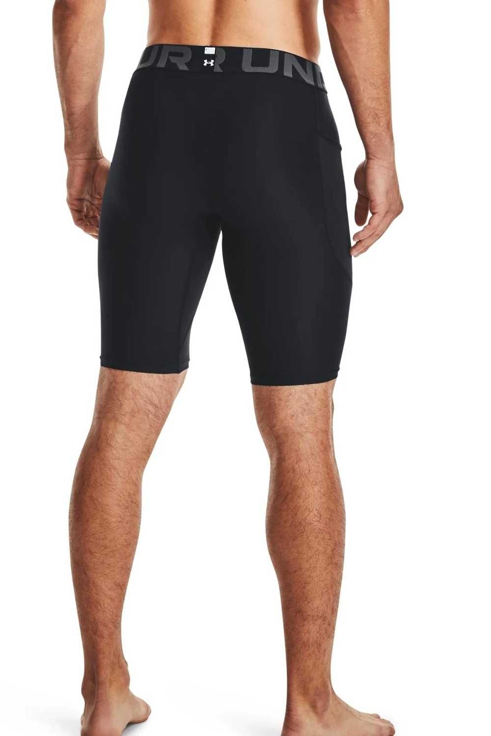 Męskie czarne spodenki Under Armour HeatGear: różne rozmiary