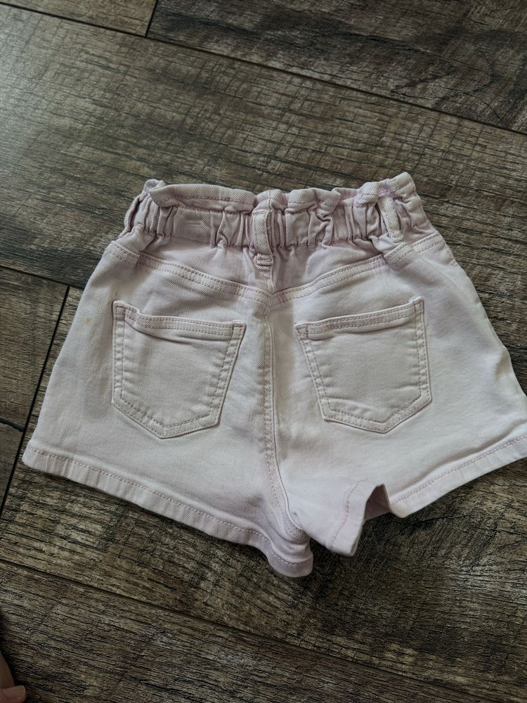 Шорти zara рожеві 98 см 2-3 роки