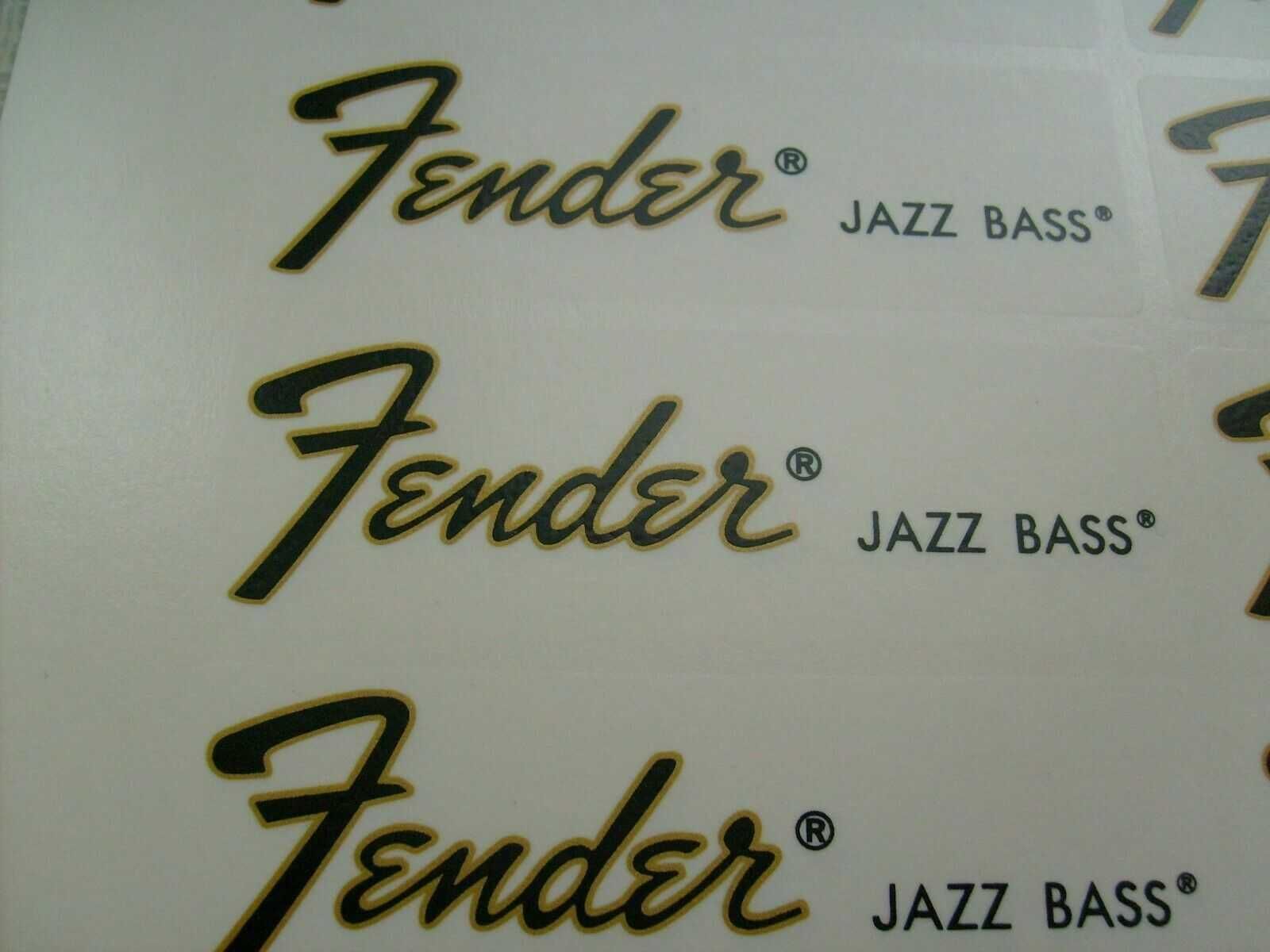 Gitara Fender Jazz Bass Logo Naklejka