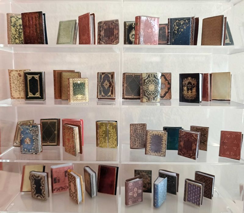 Livros Miniaturas casa de bonecas