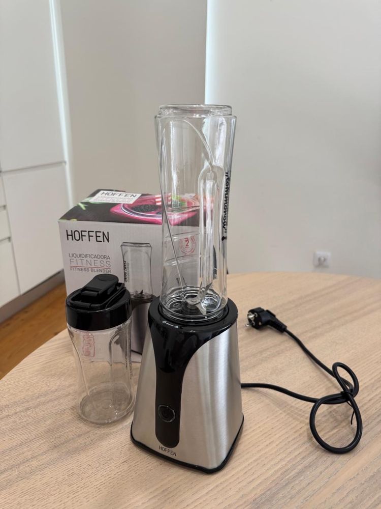Liquidificadora HOFFEN Fitness – 350W, 2 Copos (330 ml e 500 ml)