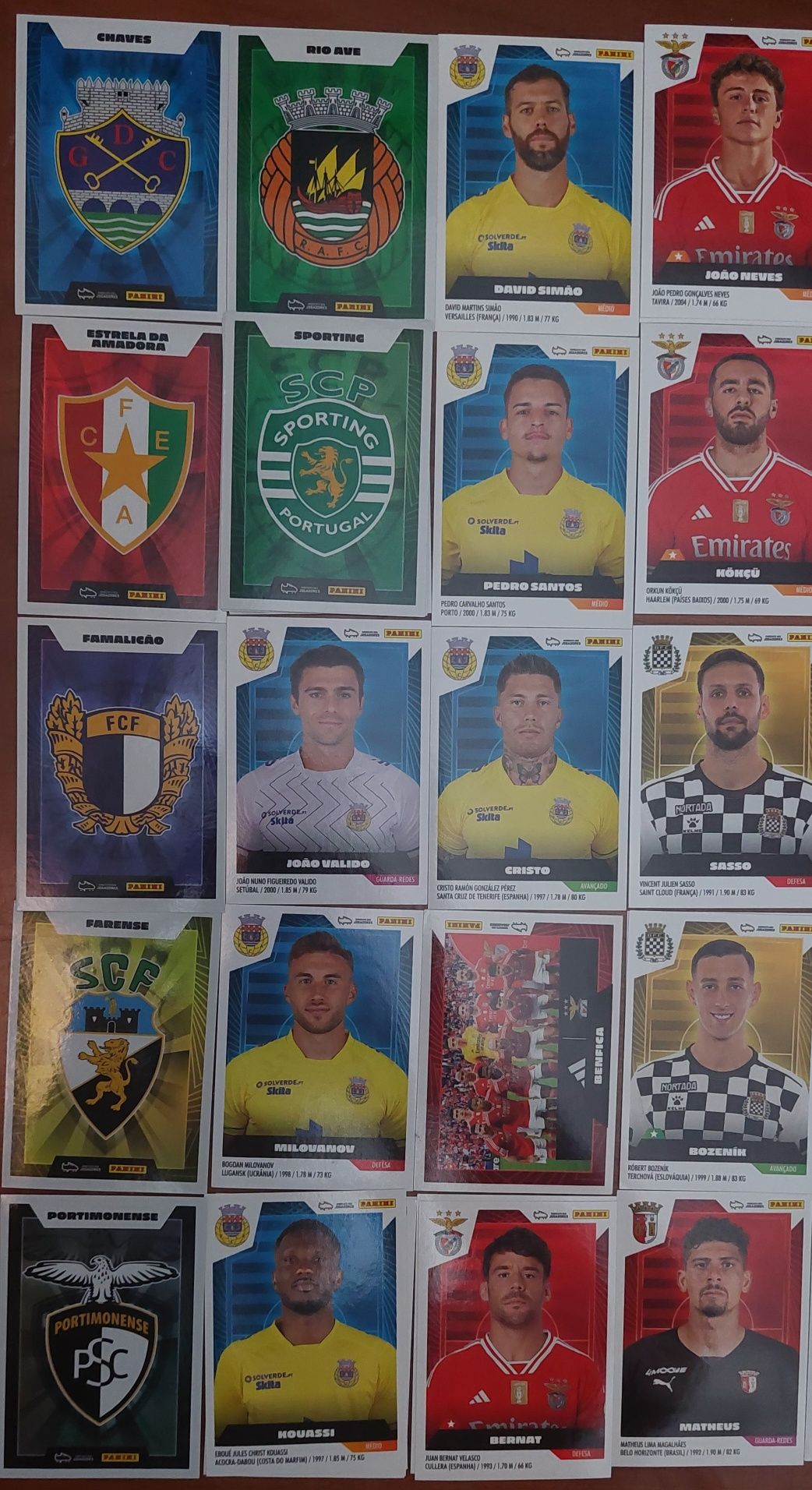 Cromos LIGA BETCLIC 2023/24 Lista Actualizada 7 Maio