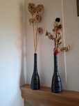 Czarny wazon 40cm wys.